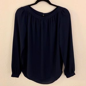 Loft XS Navy Long Sleeve.